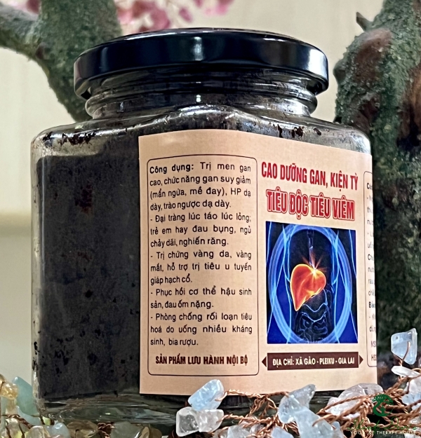 CAO DƯỠNG GAN KIỆN TỲ - TIÊU ĐỘC TIÊU VIÊM