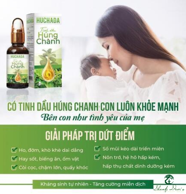 TINH DẦU HÚNG CHANH HUCHADA - 30ml 