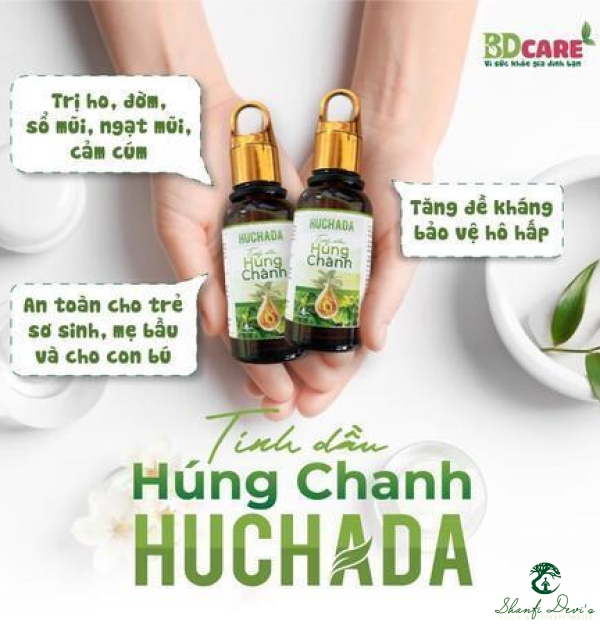 TINH DẦU HÚNG CHANH HUCHADA - 30ml 
