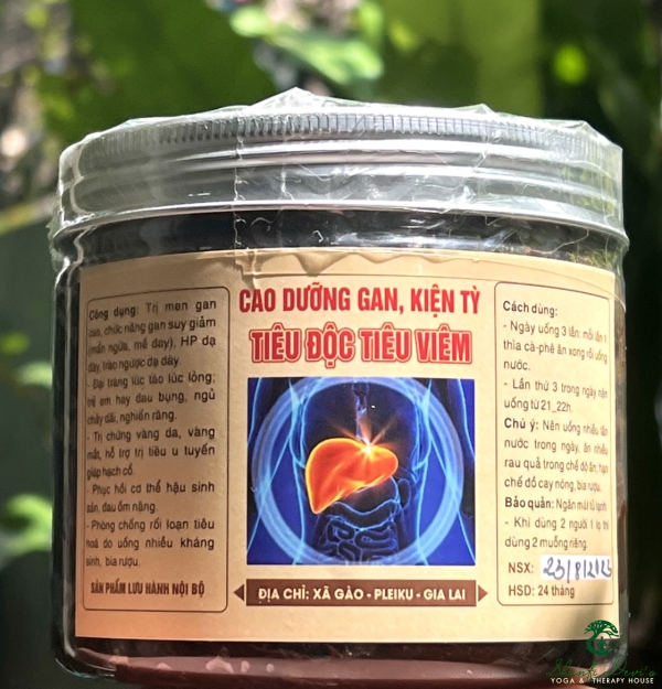 CAO DƯỠNG GAN KIỆN TỲ - TIÊU ĐỘC TIÊU VIÊM